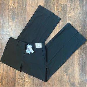 NWT NY & CO Black Wide Leg High Rise Hudson Pant Size 4